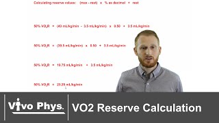 VO2 Reserve Calculation [upl. by Neetsirk]