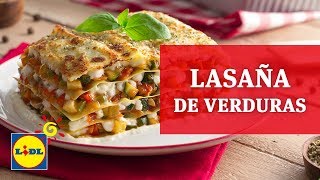 Lasaña de Verduras 🍲 🥒  Recetas Italianas  Lidl España [upl. by Otilesoj]