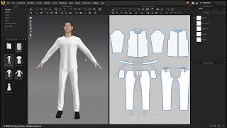 Marvelous Designer 95 Introduction UI [upl. by Eetse731]