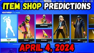 April 4th 2024 Fortnite Item Shop CONFIRMED  Fortnite Early Item Shop Prediction April 4th [upl. by Treborsemaj]