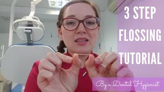 How to floss your teeth easily [upl. by Atwater406]