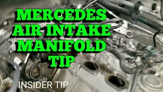 Mercedes Air Intake Manifold Installation Tip [upl. by Hailey]