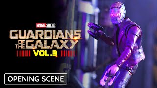 Guardians of the Galaxy Vol 3  OPENING SCENE 2023 Marvel Studios amp Disney Trailer [upl. by Ydwor]