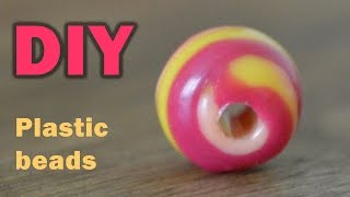 DIY COLORFUL BEADS FROM PLASTIC BOTTLE TOPS [upl. by Loma]