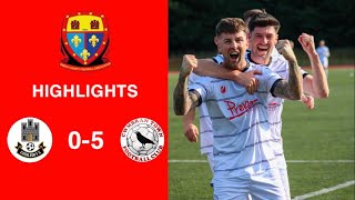 Caerleon 05 Cwmbrân Town  Gwent FA Senior cup  Quarter final highlights [upl. by Minette]