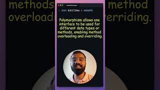 What is Polymorphism in Java codinginterview coding itjobs [upl. by Themis858]
