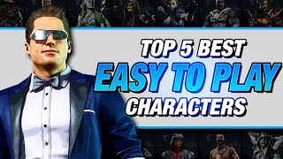 Mortal Kombat 11 Top 5 EASIEST Characters To Play [upl. by Ebocaj16]