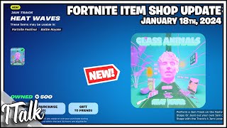 NEW JAM TRACKS Fortnite Item Shop January 18th 2024 Fortnite Chapter 5 [upl. by Aicilaanna]