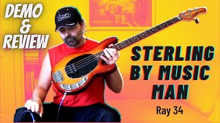 Sterling By Music Man Ray 34 Bass Review [upl. by Bari]