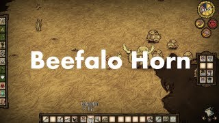 Dont Starve Beefalo Horn [upl. by Kuehn104]