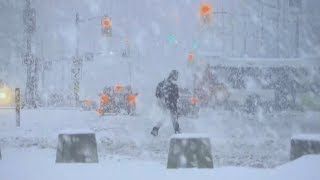 Winter storm warning in Ottawa [upl. by Zertnom15]