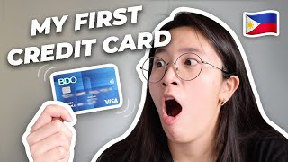 💳 How I got a Credit Card as a Student Philippines  Credit Cards for Beginners  BDO Visa Classic [upl. by Brose]