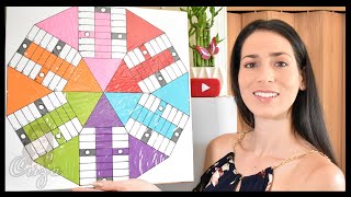 🎲 Parchís de 6 jugadores  DIY  Parcheesi  Luisa [upl. by Imena457]