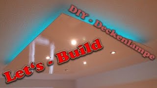 Lets Build  DIY Deckenlampe Deckensegel mit indirekter Beleuchtung und Philips Hue [upl. by Clywd104]