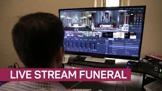 Cant make the funeral Just watch the live stream [upl. by Elyrad]