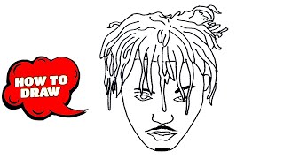 How to Draw Juice Wrld  Juice Wrld Drawing easy  Sketch Tutorial [upl. by Sansone]