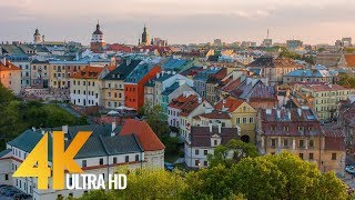 4K Lublin Poland  Cities of the World  Urban Life Documentary Film [upl. by Fulton]