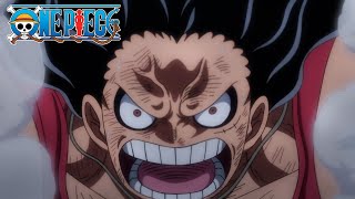 Luffy Gear 4 SnakeMan vs Kaido  One Piece [upl. by Ecyac]