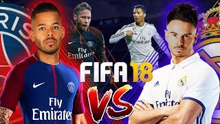 £1000 FIFA 18 WAGER BILLY VS JEREMY  REAL MADRID VS PSG  LG Super UHD Nano Cell TV [upl. by Kinchen]