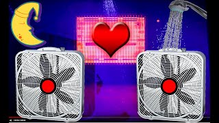 Shower Sounds  Fan Heater Sounds for Sleep Ambience [upl. by Oznecniv]