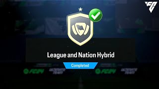 League and Nation Hybrid SBC Cheapest Solution  EAFC 24 [upl. by Gnidleif245]