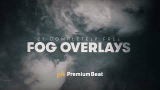 21 FREE 4K Fog Overlays  PremiumBeatcom [upl. by Adnorat]