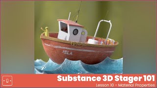 10  Substance 3D Stager Course  Material Properties [upl. by Marchal]