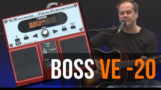 Boss VE  20 Vocal Processor Demo  Review Featured In Guitar Interactive Magazine [upl. by Immat]