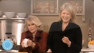 Bacon Wrapped Dates with Joan Rivers⎢Martha Stewart [upl. by Tate]