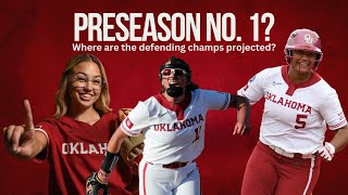 Will OU Softball be Preseason No 1 [upl. by Arrimat]