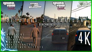 4K NVE vs NVR GTA 5 Detailed Comparison amp Ray Tracing Benchmark NaturalVision Evolved Remastered [upl. by Ik]