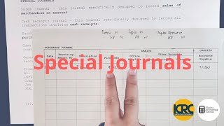 Basic Accounting  Special Journals Part 1 [upl. by Ellenhoj]