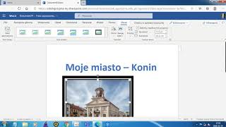 Wstawianie i edytowanie obrazów w MS Word Office 365  Informatyka klasa V [upl. by Mira]