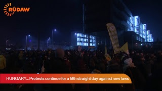 Rudaw Live stream HUNGARY PROTEST [upl. by Rellim]