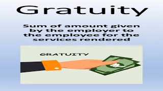 What is Gratuity [upl. by Candyce]