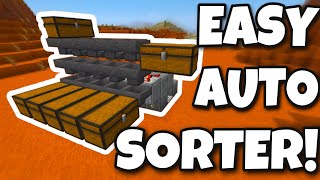 How to Make an Automatic Sorting System in Minecraft 116 [upl. by Madelene]