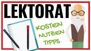 Lektorat im Studium  Selbst Korrekturlesen oder Profi bezahlen Bachelorarbeit Masterarbeit 📝 [upl. by Atinihs]