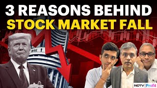 Why Is Stock Market Falling  Nifty Sensex Down  Share Market Down NEWS [upl. by Bow]