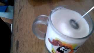 Aerolatte Review Frothing Cold Milk In Under 1 Minute [upl. by Hessler330]