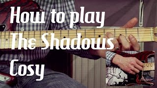 How to play Cosy by the Shadows  Guitar Lesson Tutorial [upl. by Witcher]