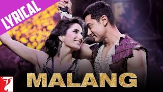 Lyrical  Malang  Song with Lyrics  DHOOM3  Aamir Khan  Katrina Kaif  Pritam  Sameer Anjaan [upl. by Leopoldine717]