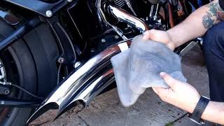 Chrome Exhaust Cleaning Tutorial [upl. by Ycrem914]