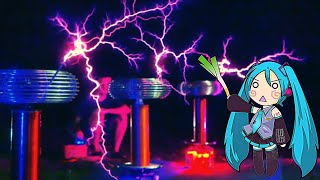 IEVAN POLKKA on TESLA COIL trio [upl. by Berty]