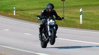 Ducati Monster 696 Arrow KampN QuickShift Soundcheck [upl. by Akeret]