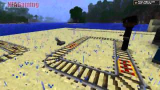 Minecraft  Powered Rails Tutorial Basics Part 1 [upl. by Eylk]