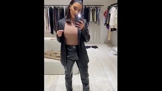 Kim Kardashian walks through SKIMS Essential Bodysuit Collection [upl. by Nicolais789]