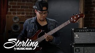 Sterling by Music Man StingRay Bass Demo ft Matt Kirkwood  RAY34 Koa [upl. by Garlinda85]