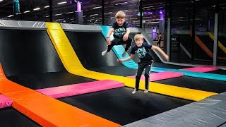 Trampoline Park Fun at Yoump [upl. by Sherrard848]