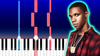 A Boogie Wit da Hoodie  DTB 4 Life Piano Tutorial [upl. by Aicinet]