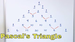 21  Pascals Triangle amp Binomial Expansion  Part 1 [upl. by Anawk]